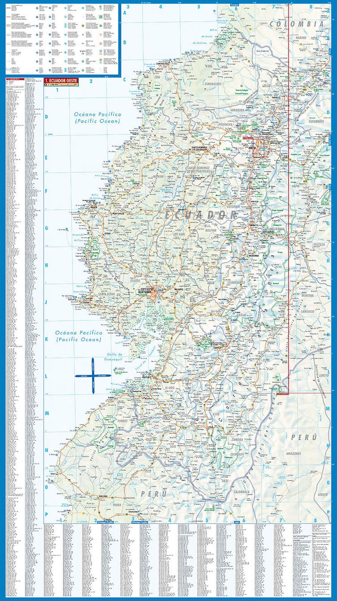 Ecuador Map