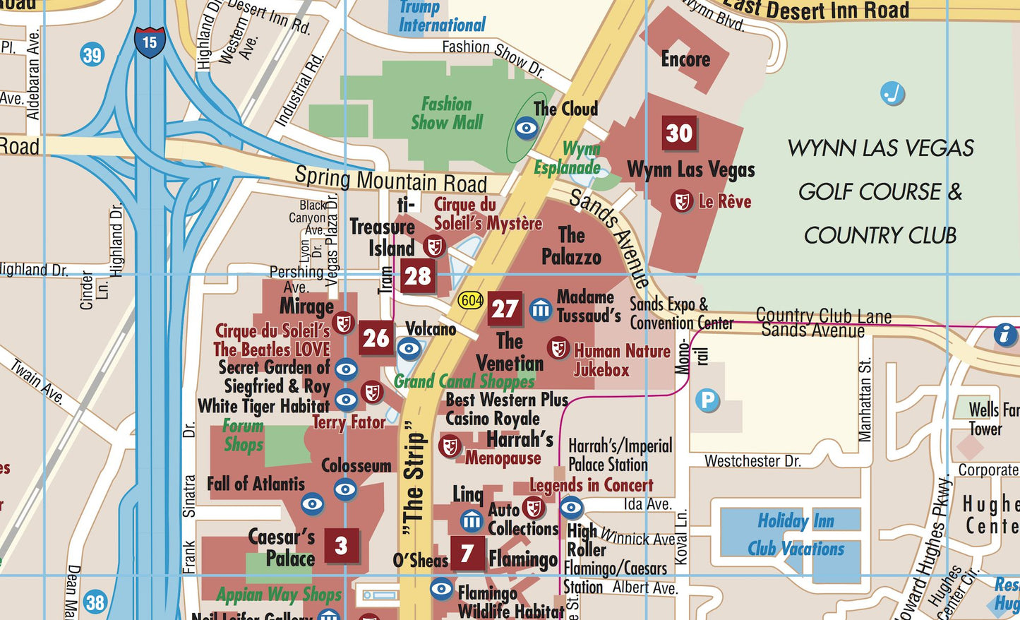 Las Vegas, Nevada Map