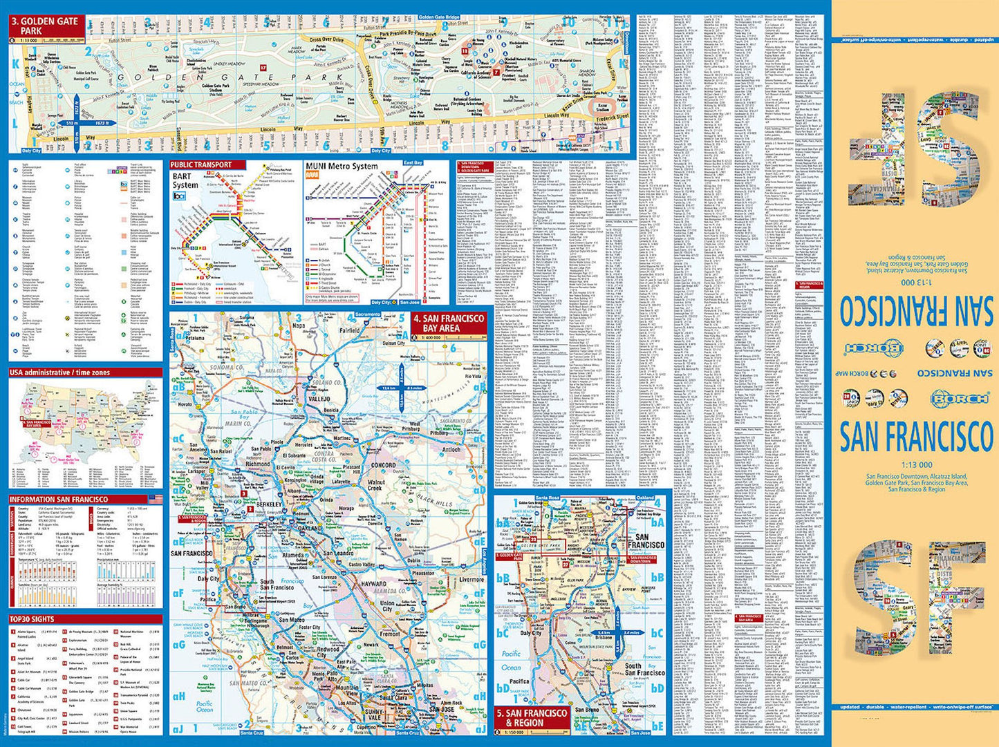 San Francisco, California Map