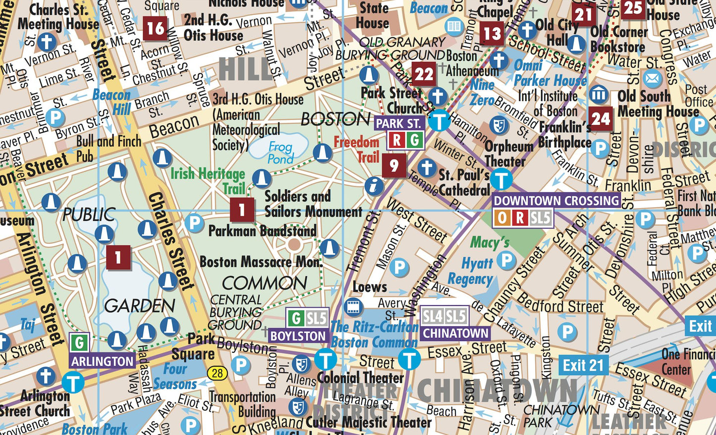 Boston, Massachusetts Map