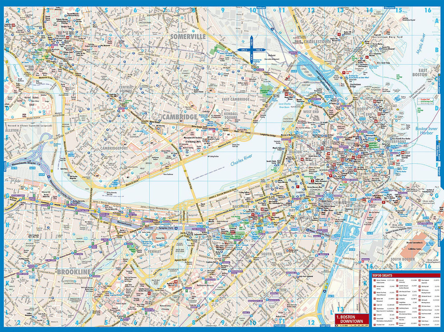 Boston, Massachusetts Map