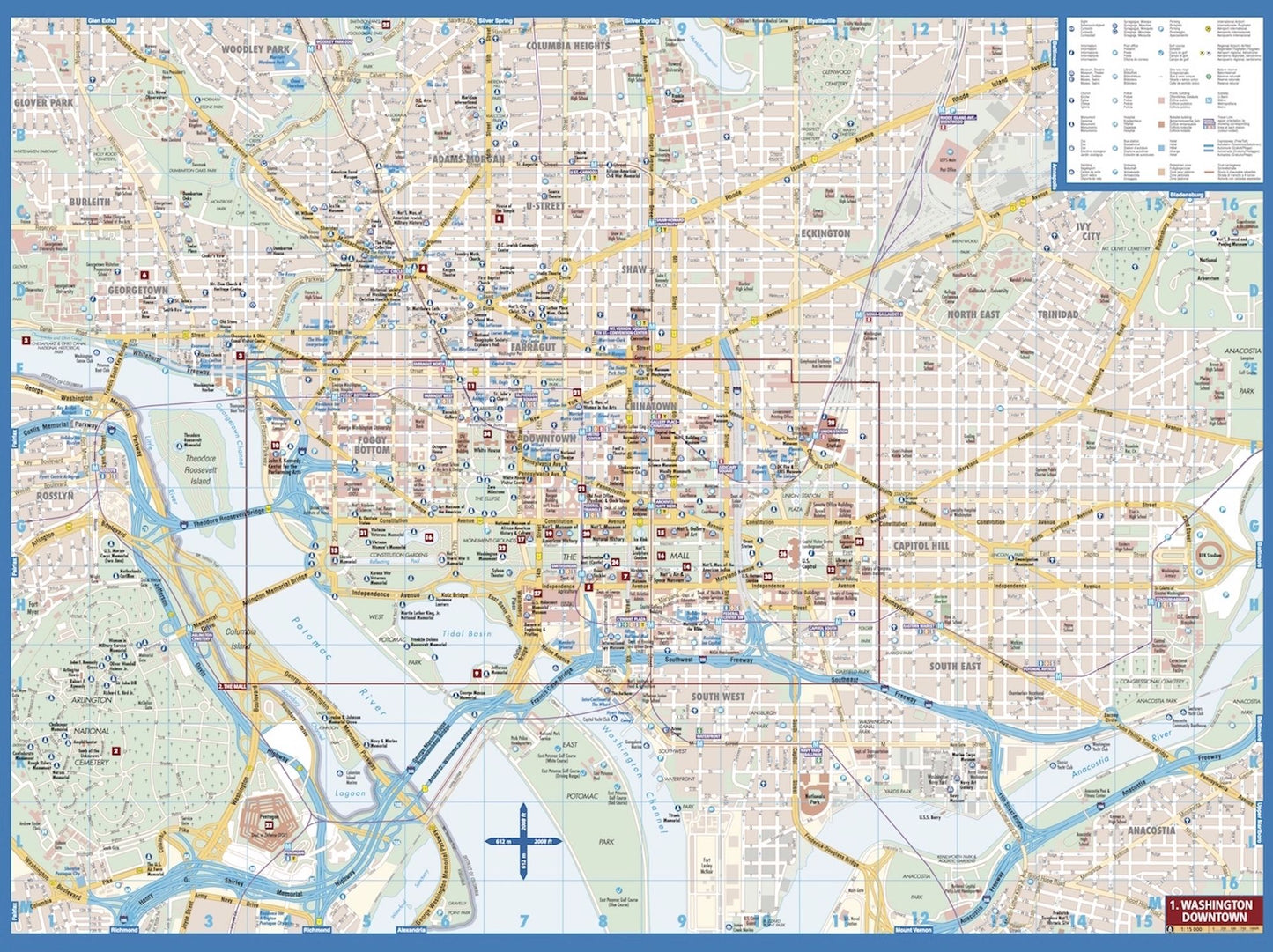 Washington, DC Map