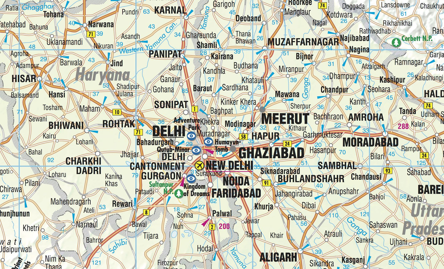 North India Map
