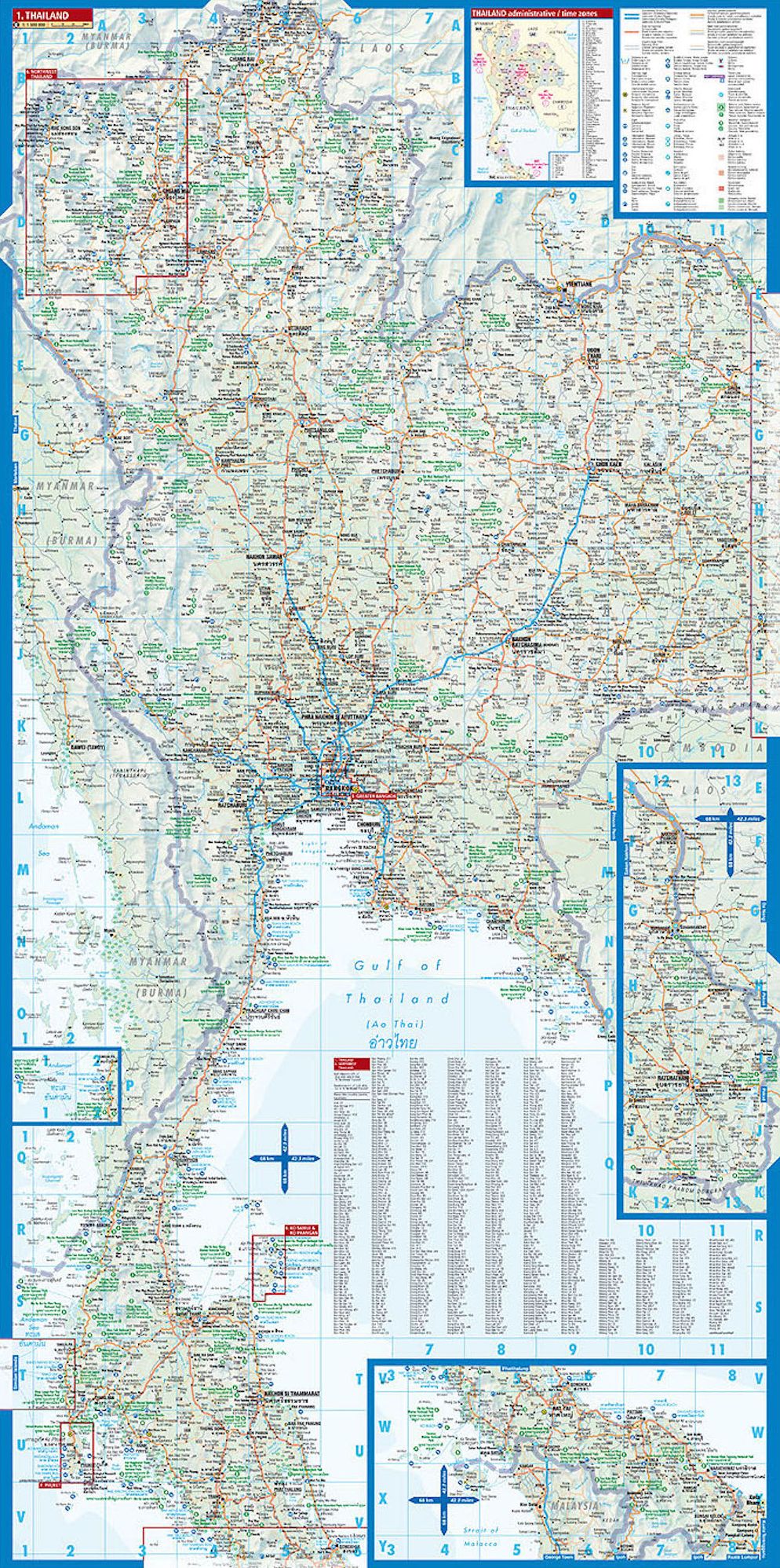 Thailand Map