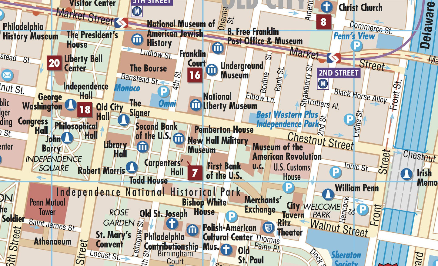 Philadelphia, Pennsylvania Map