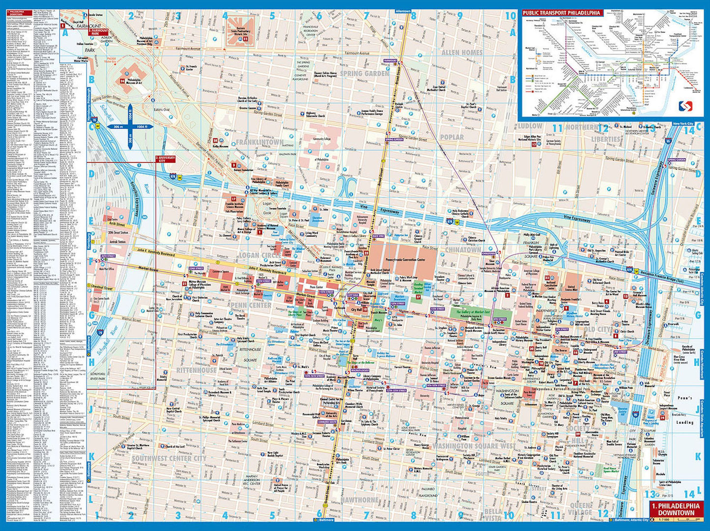 Philadelphia, Pennsylvania Map
