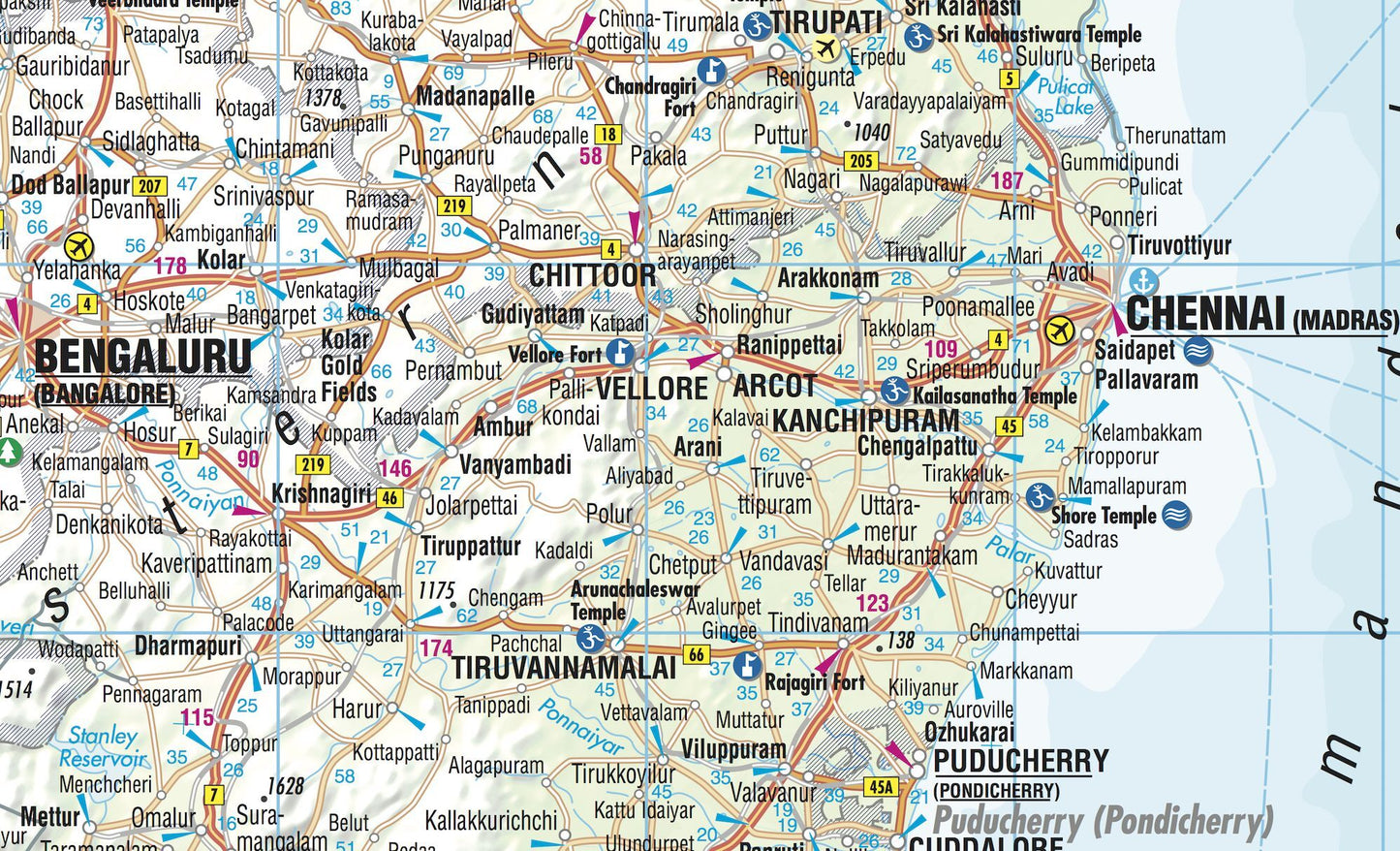 South India Map