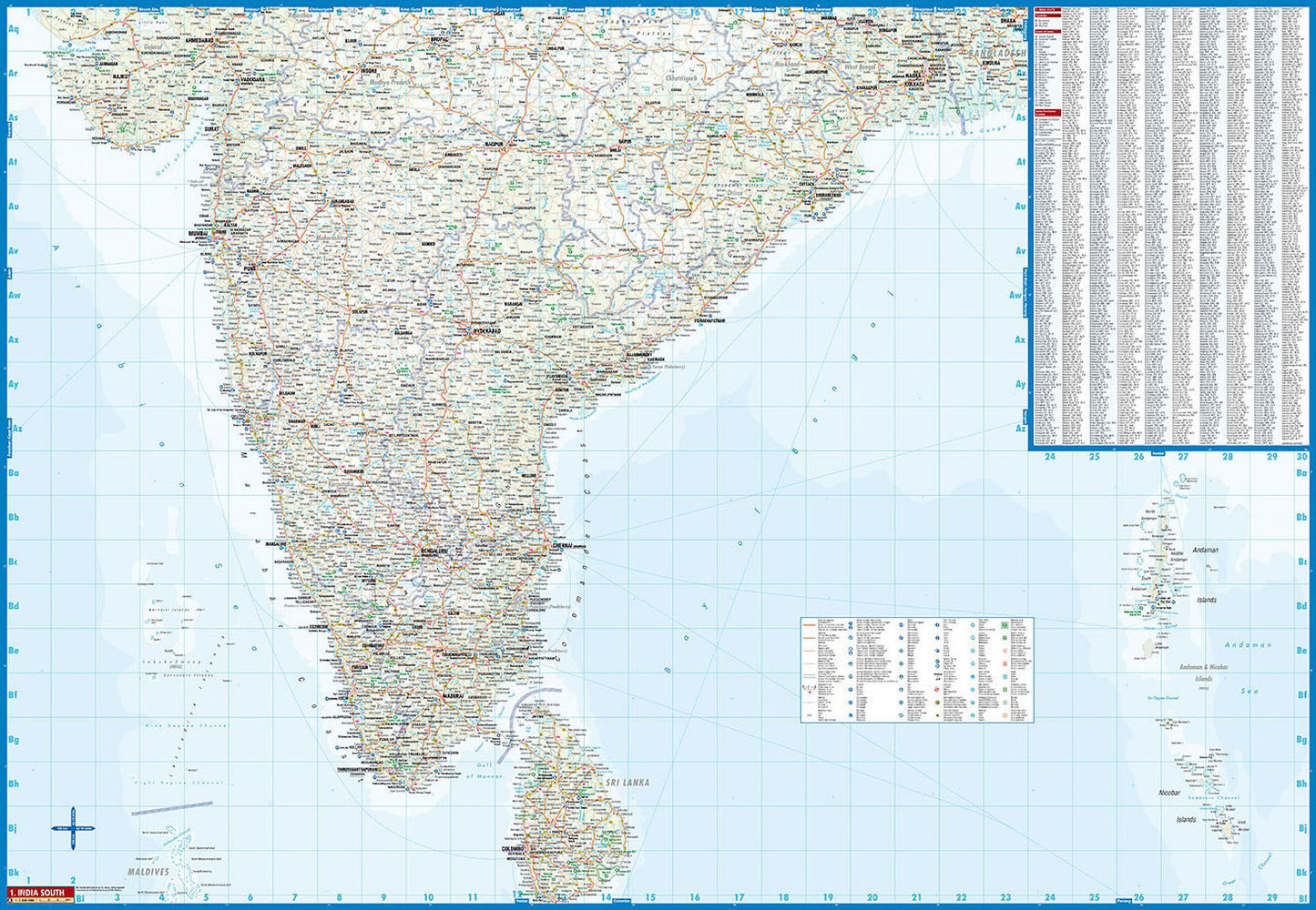 South India Map
