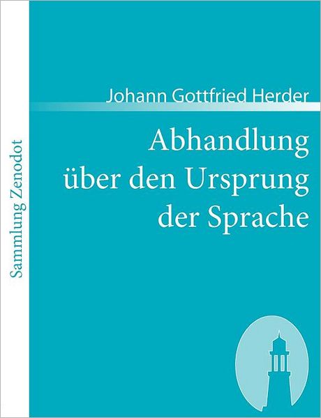 Abhandlung ber den Ursprung der Sprache