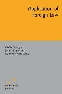 Application of Foreign Law