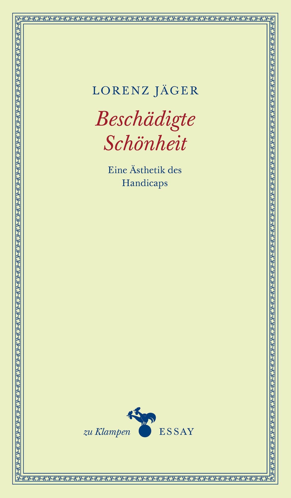 Beschädigte Schönheit: Eine Ästhetik des Handicaps
