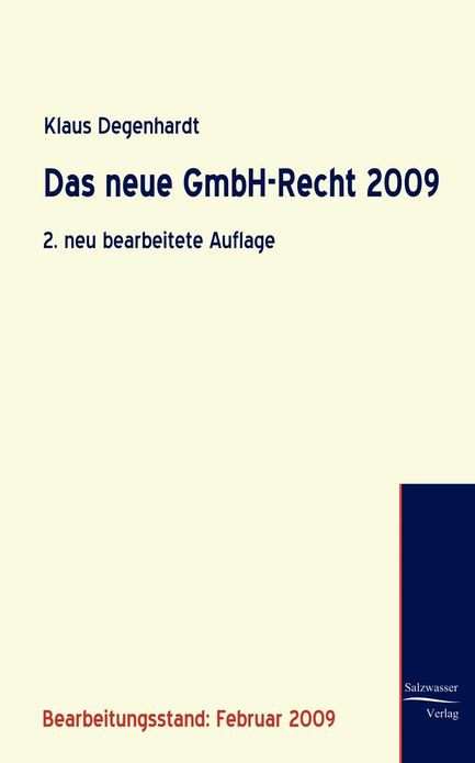 Das neue GmbH-Recht 2009