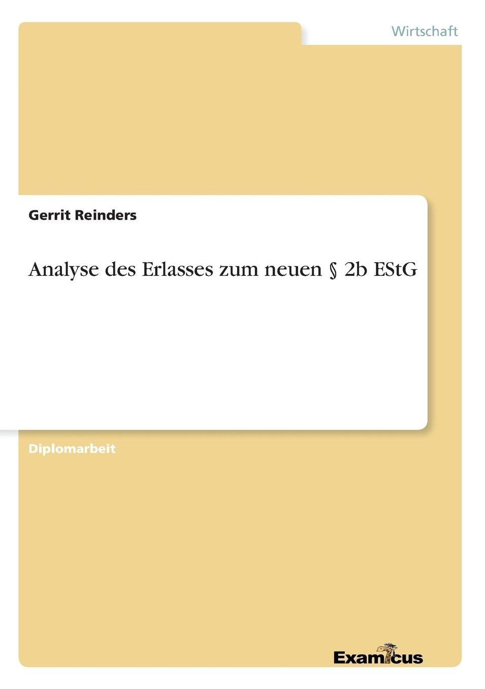 Analyse des Erlasses zum neuen § 2b EStG