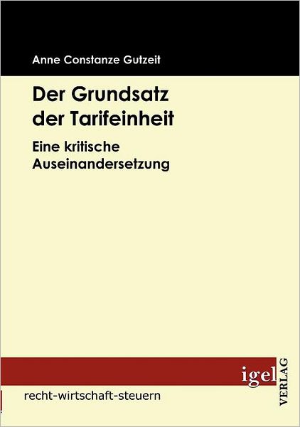 Der Grundsatz der Tarifeinheit