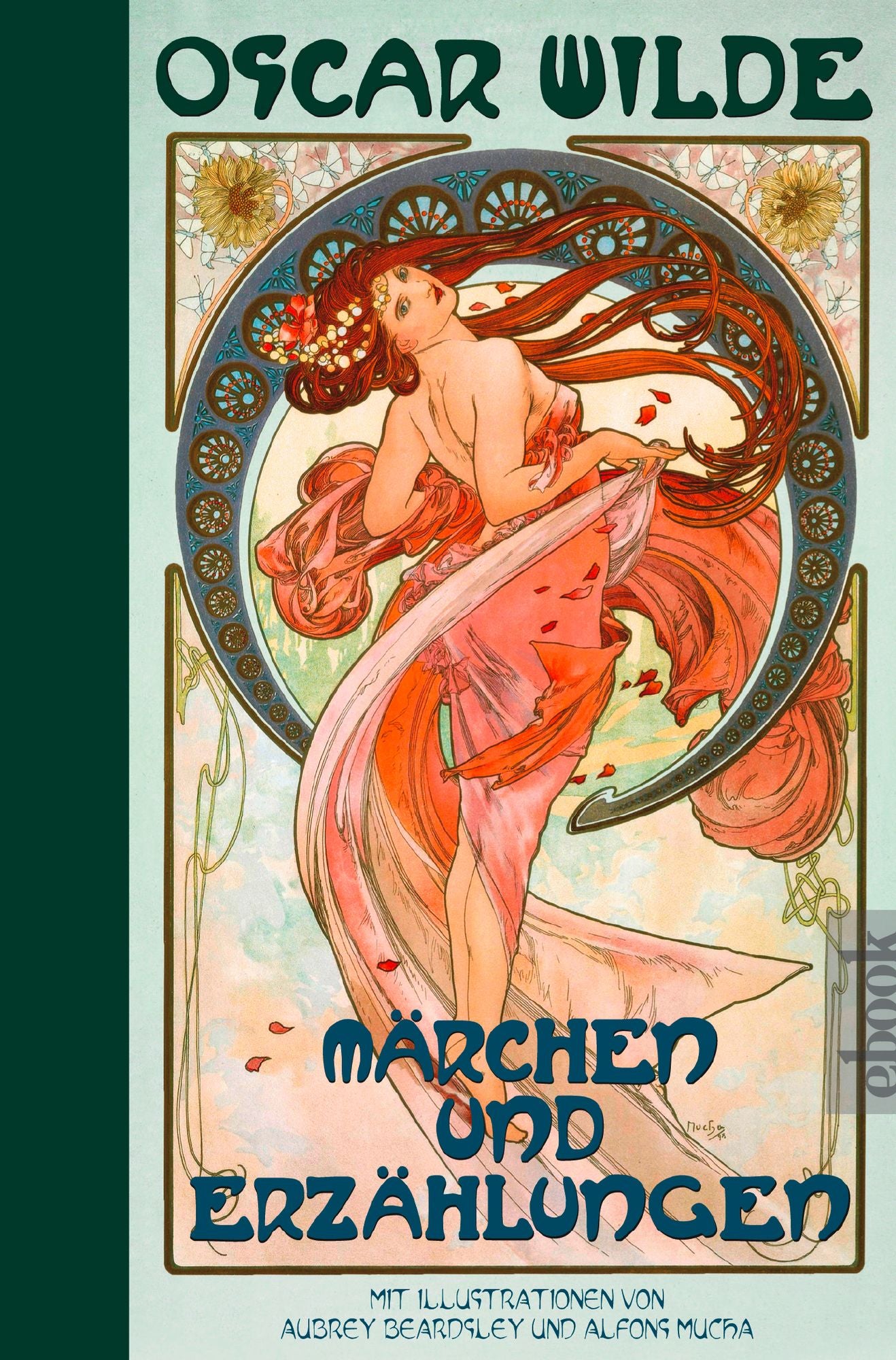 Oscar Wilde: Märchen und Erzählungen: Halbleinen: mit Illustrationen von Aubrey Beardsley und Alfons Mucha