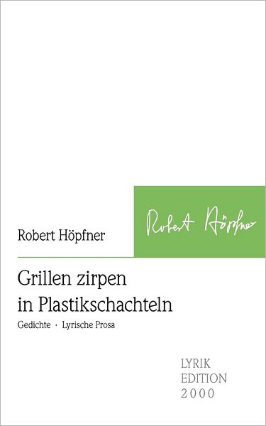 Grillen zirpen in Plastikschachteln