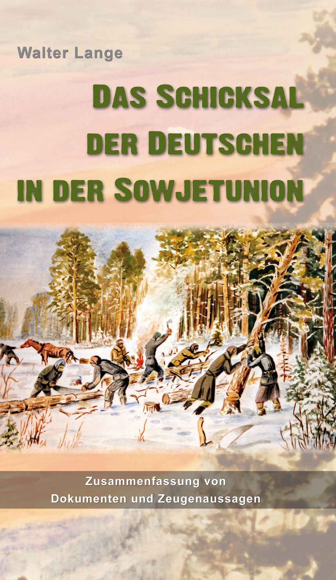 Das Schicksal der Deutschen in der Sowjetunion: Zusammenfassung von Dokumenten und Zeugenaussagen