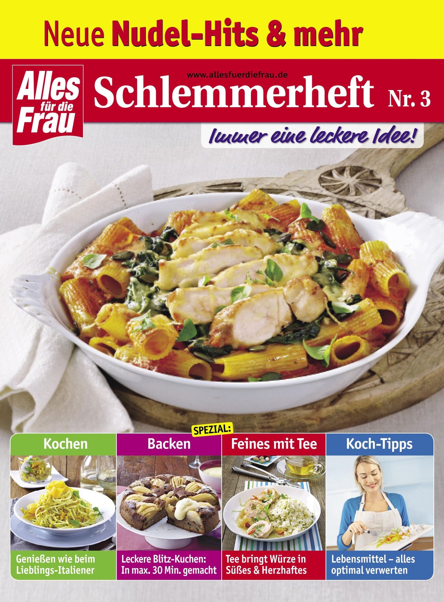 Schlemmerheft Nr. 3: Neue Nudel-Hits und mehr