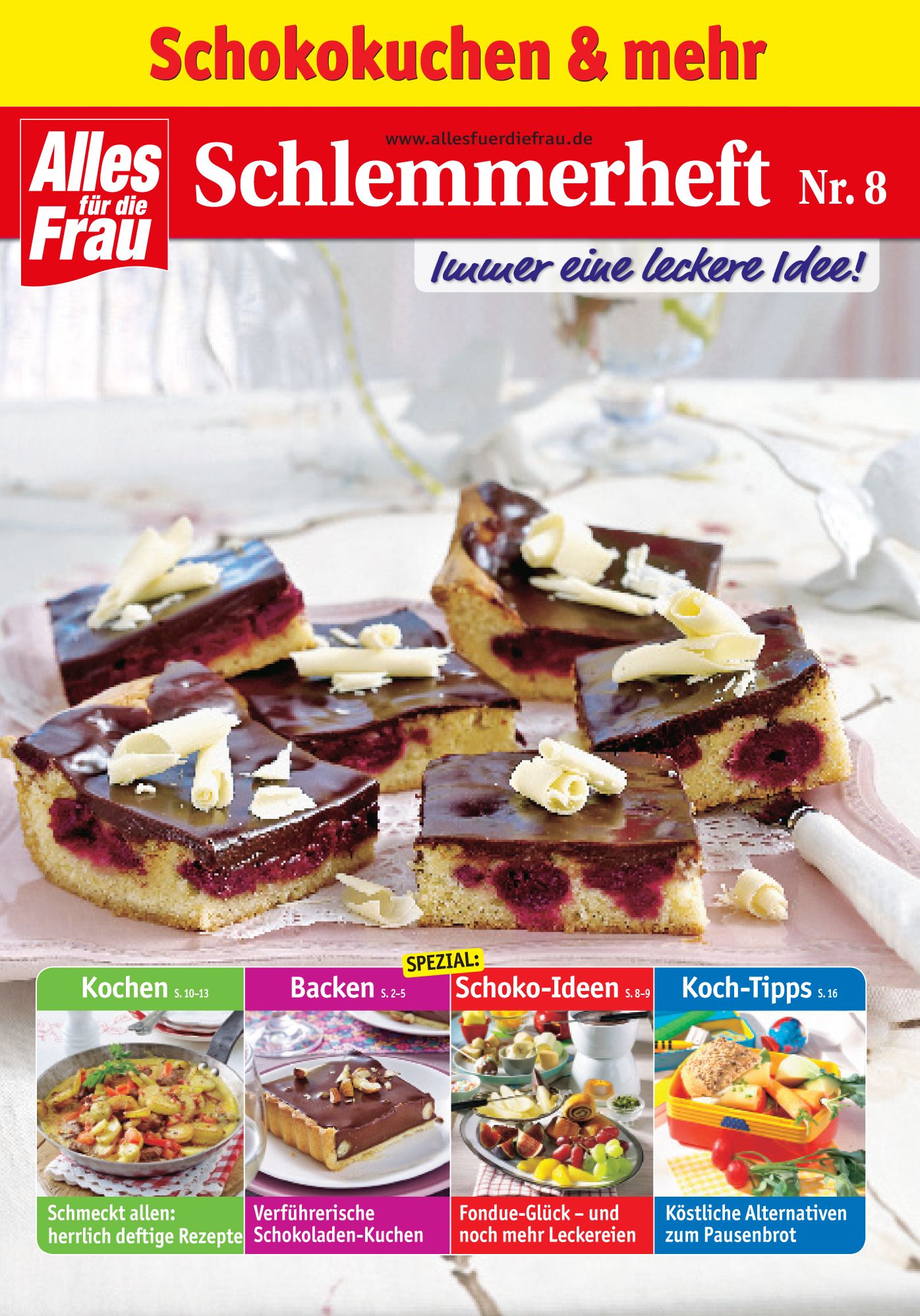 Schlemmerheft Nr. 8: Schokokuchen und mehr