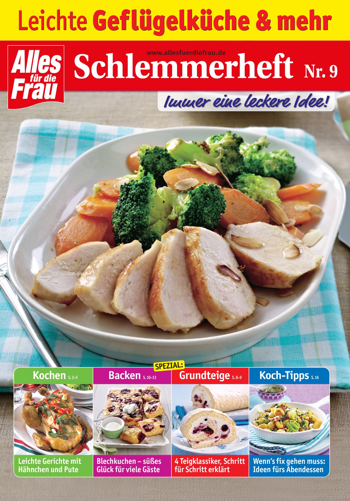 Schlemmerheft Nr. 9: Leichte Geflügelküche und mehr