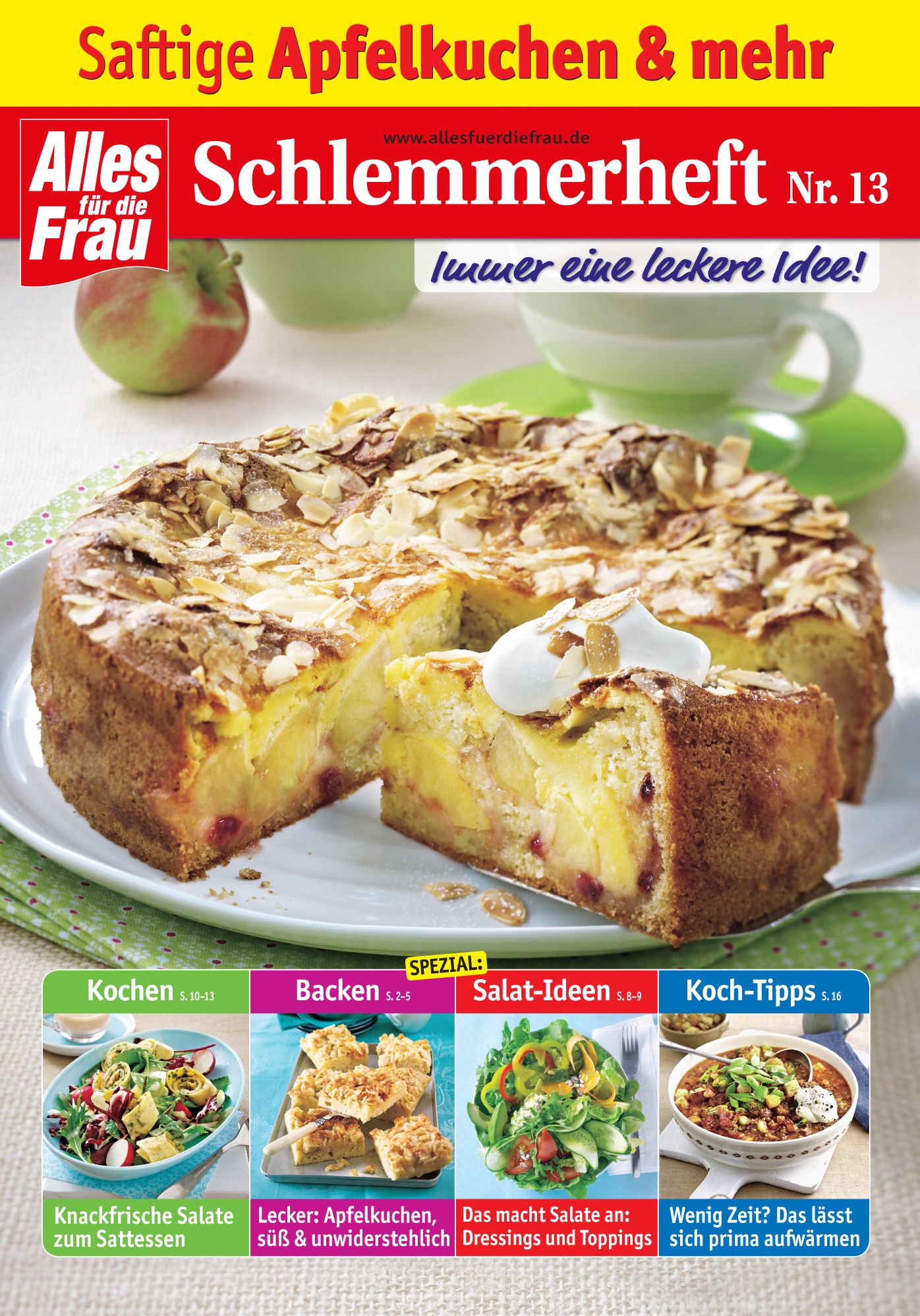 Schlemmerheft Nr. 13: Saftige Apfelkuchen und mehr