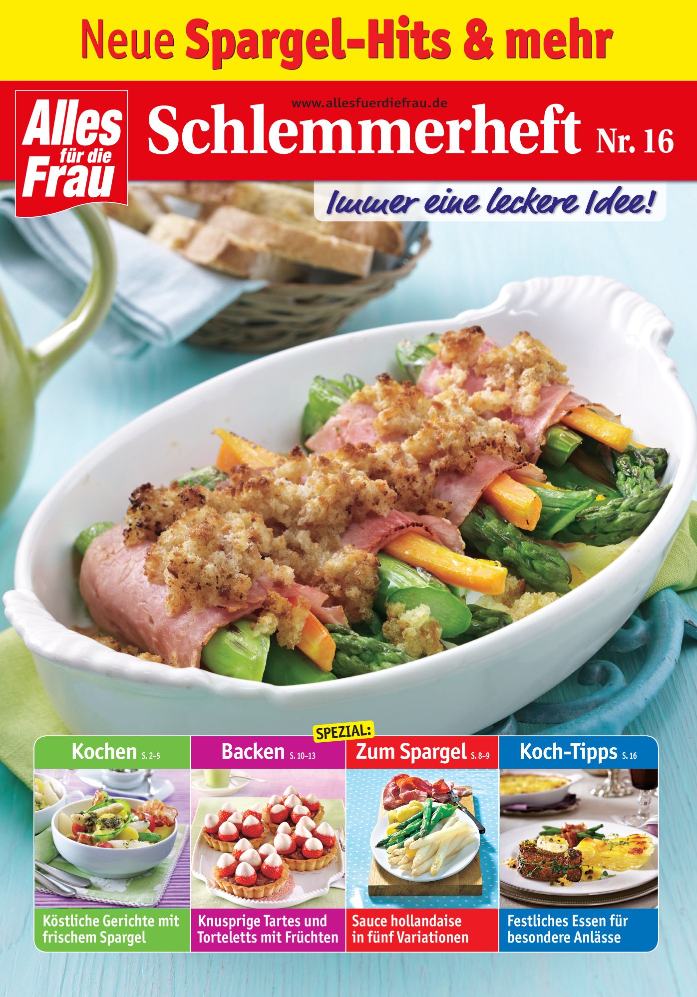 Schlemmerheft Nr. 16: Spargel-Hits und mehr