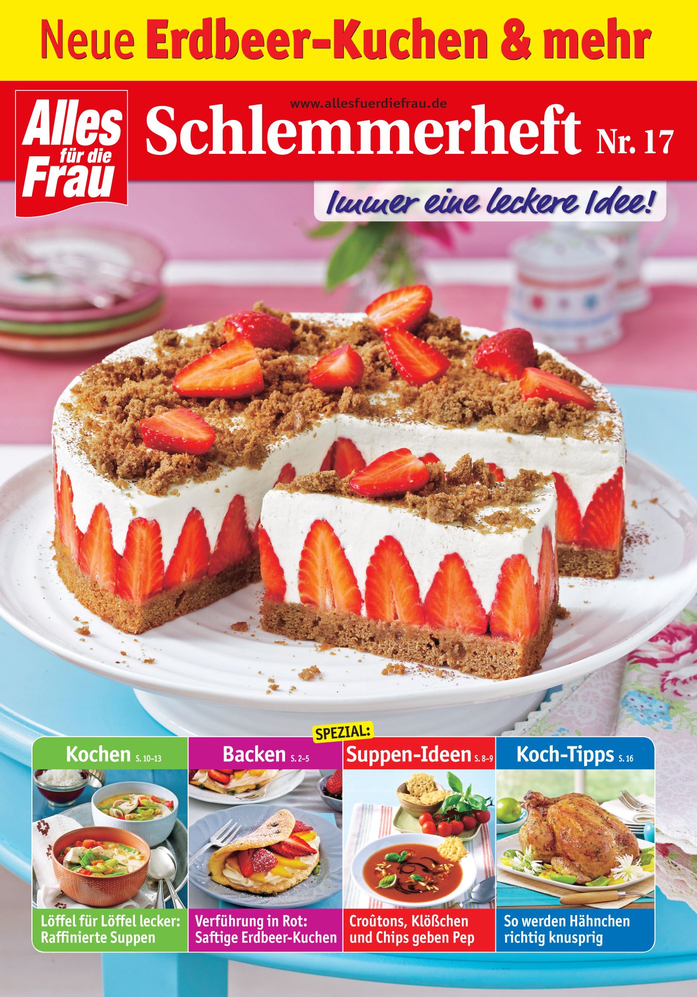 Schlemmerheft Nr. 17: Erdbeer-Kuchen und mehr