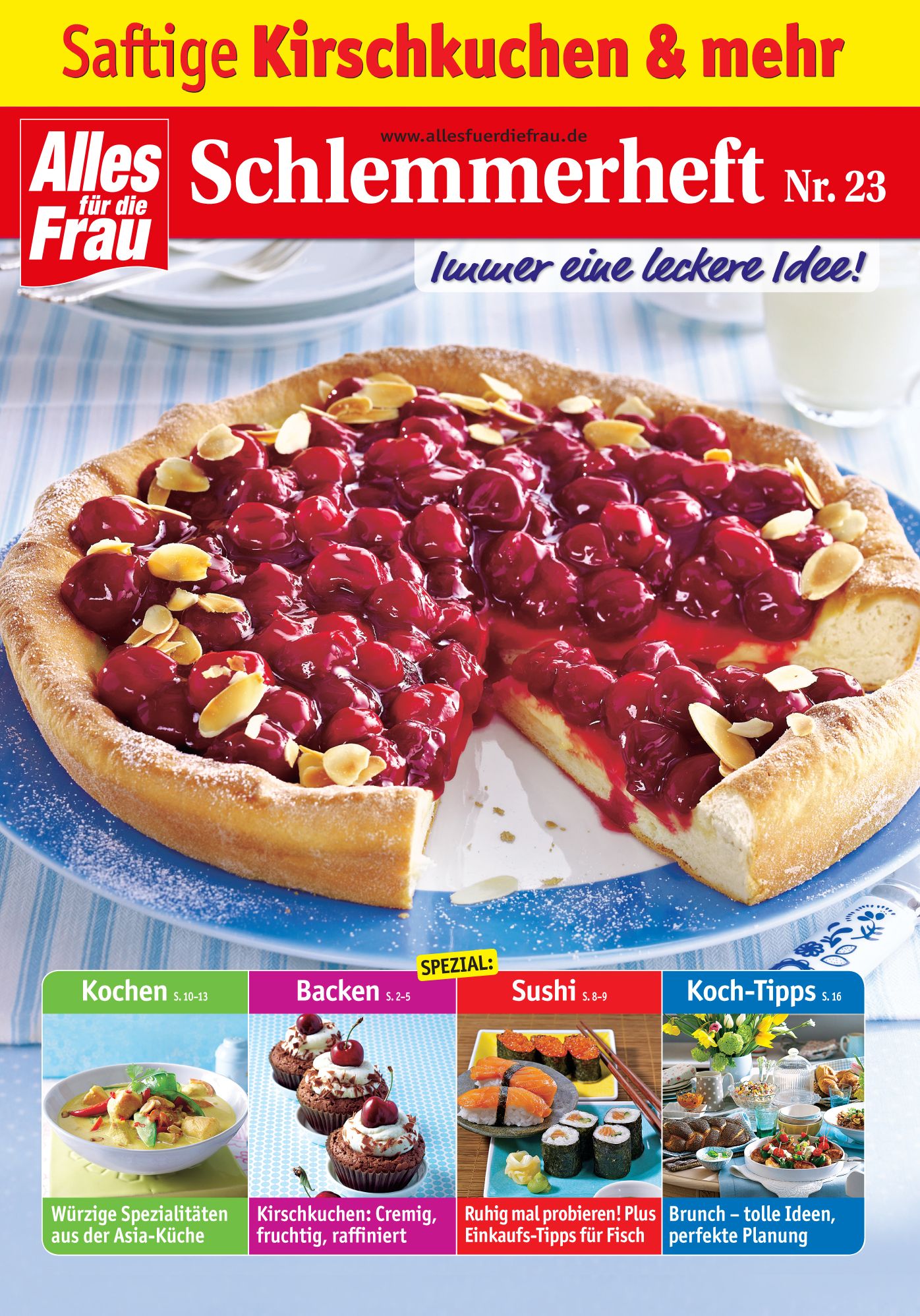Schlemmerheft Nr. 23: Saftige Kirschkuchen und mehr