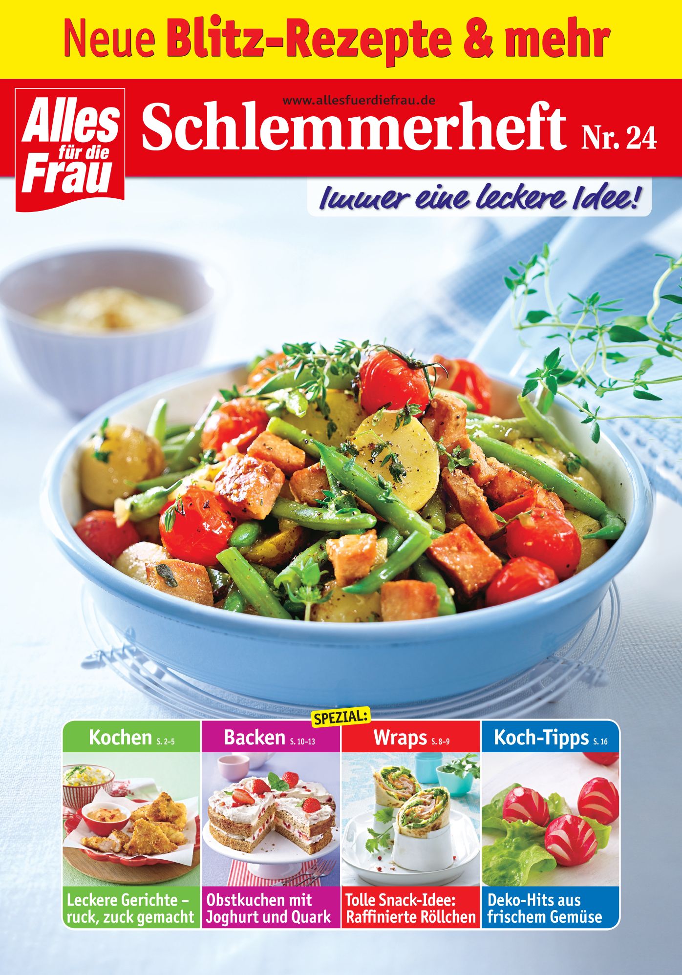 Schlemmerheft Nr. 24: Neue Blitzrezepte und mehr