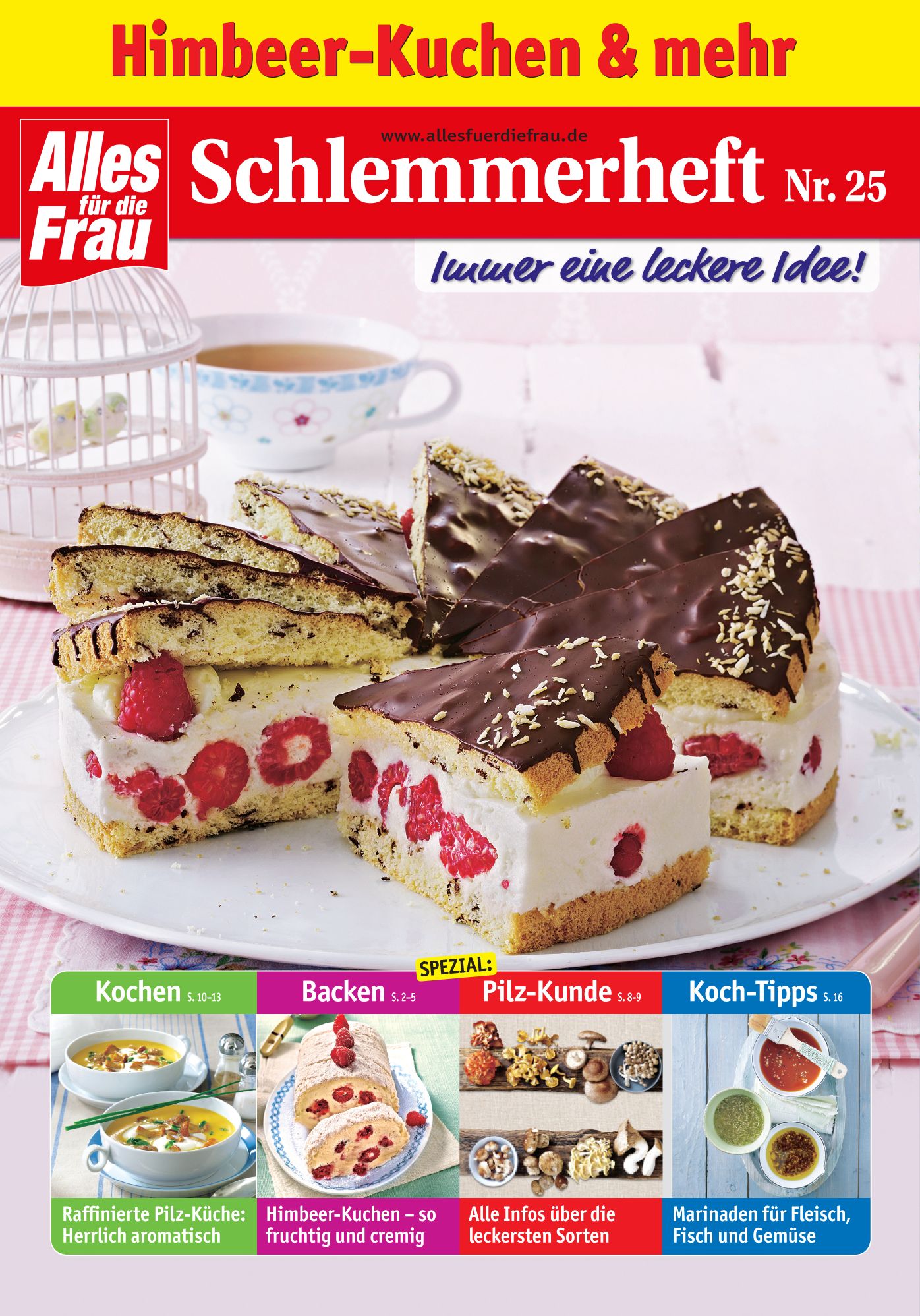 Schlemmerheft Nr. 25: Himbeer-Kuchen und mehr