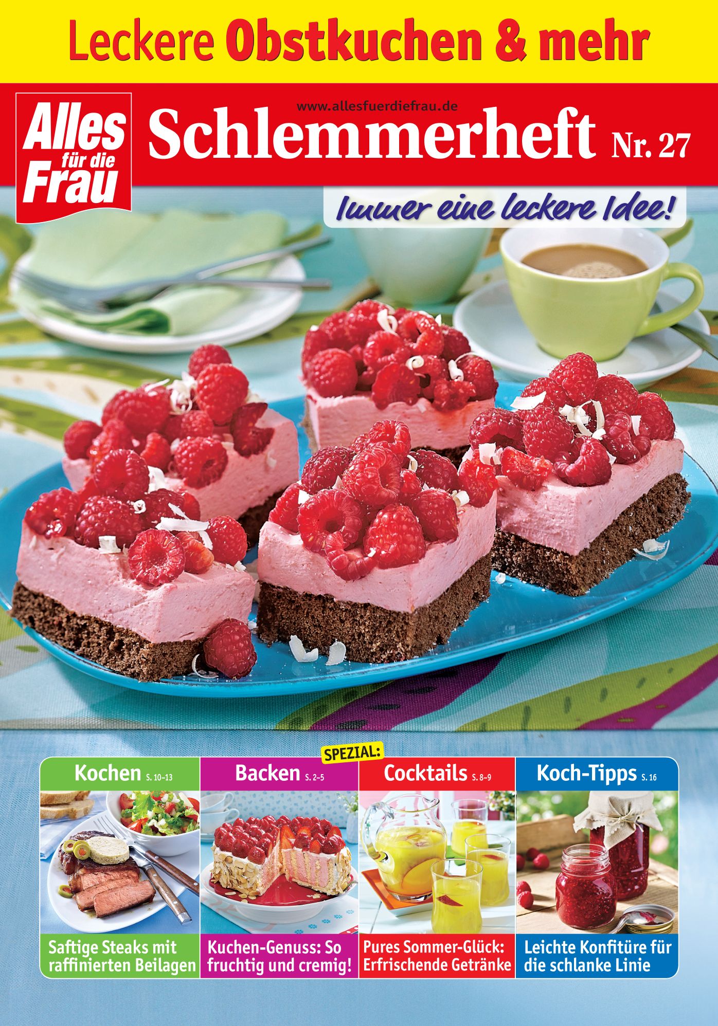 Schlemmerheft Nr. 27: Leckere Obstkuchen und mehr