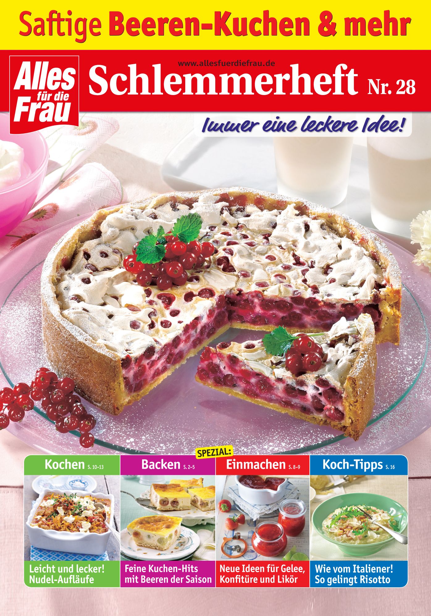 Schlemmerheft Nr. 28: Saftige Beeren-Kuchen und mehr