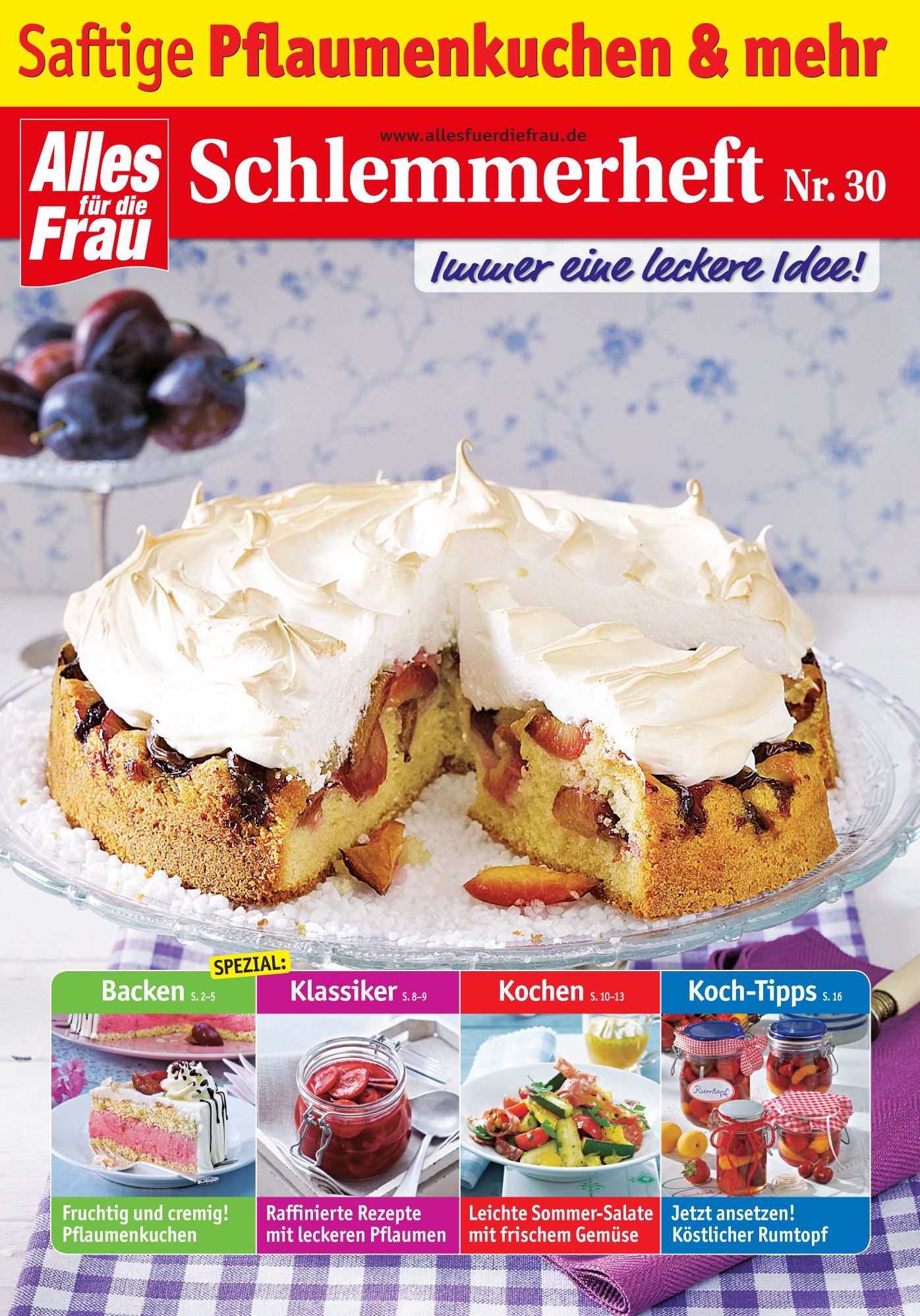 Schlemmerheft Nr. 30: Saftige Pflaumenkuchen und mehr