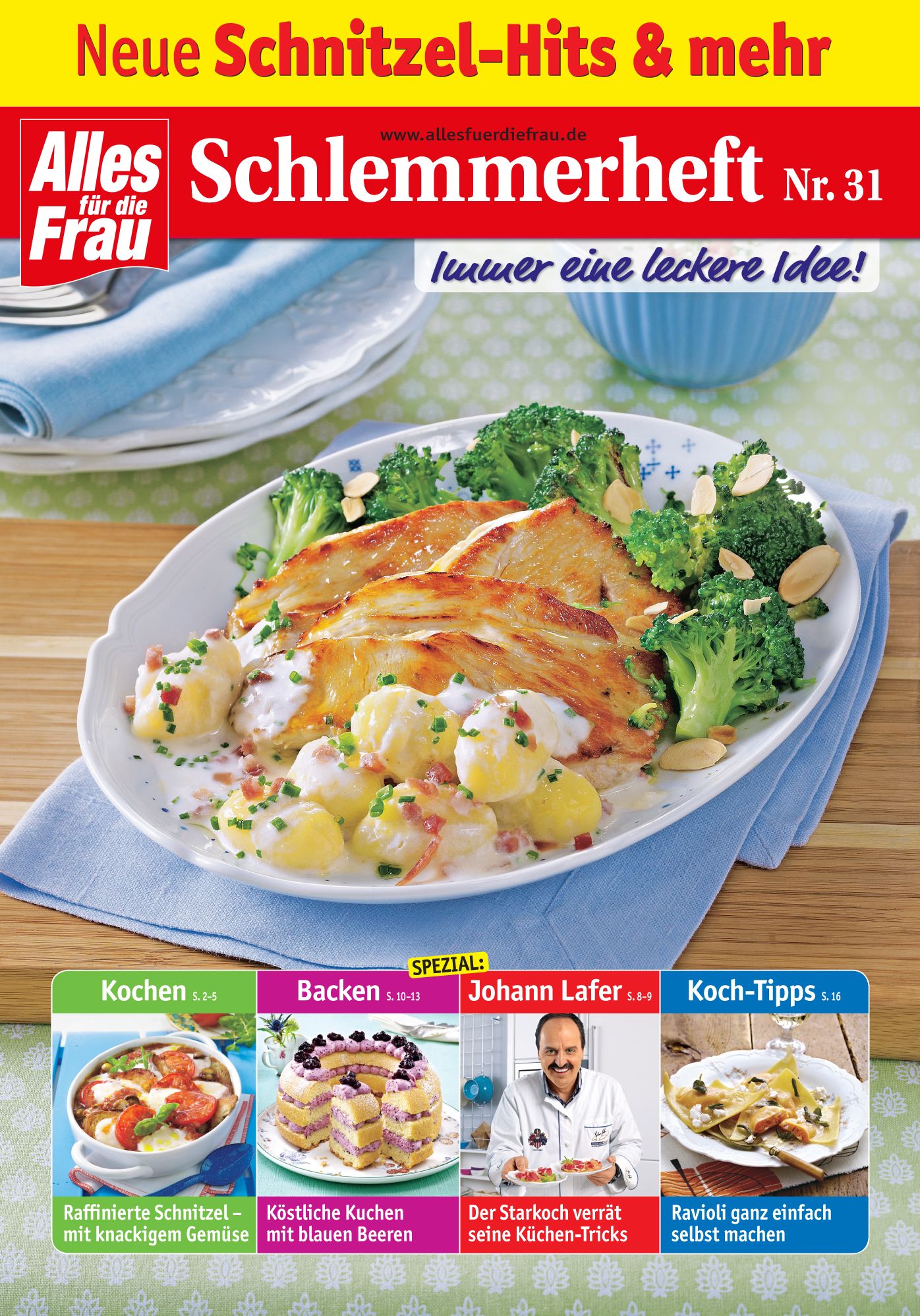 Schlemmerheft Nr. 31: Neue Schnitzel-Hits und mehr
