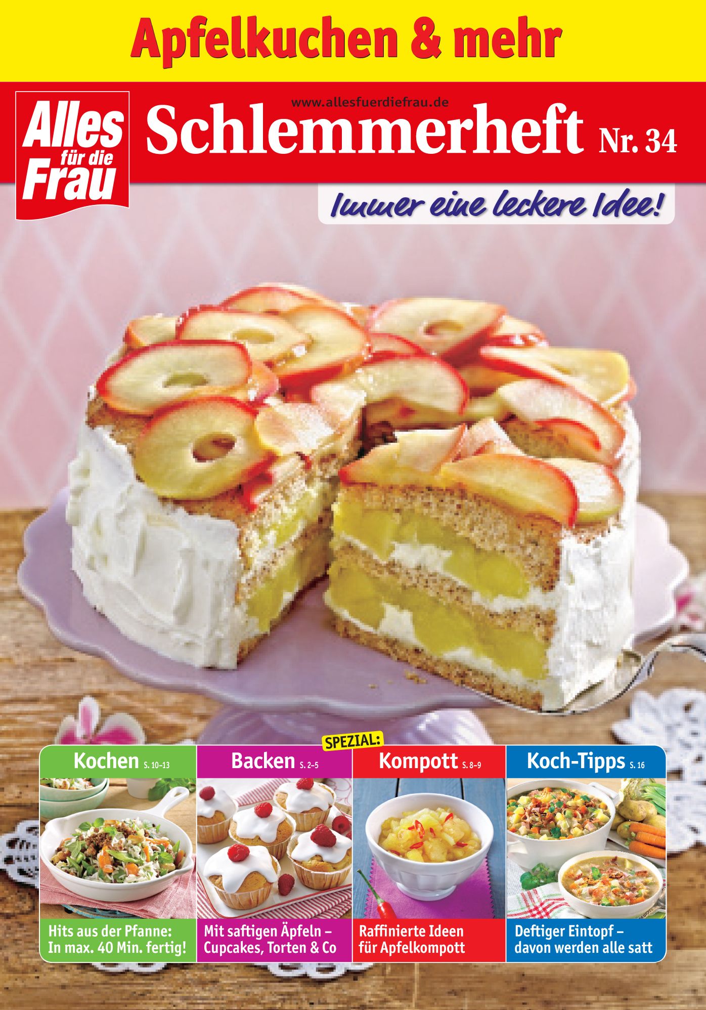 Schlemmerheft Nr. 34: Apfelkuchen und mehr