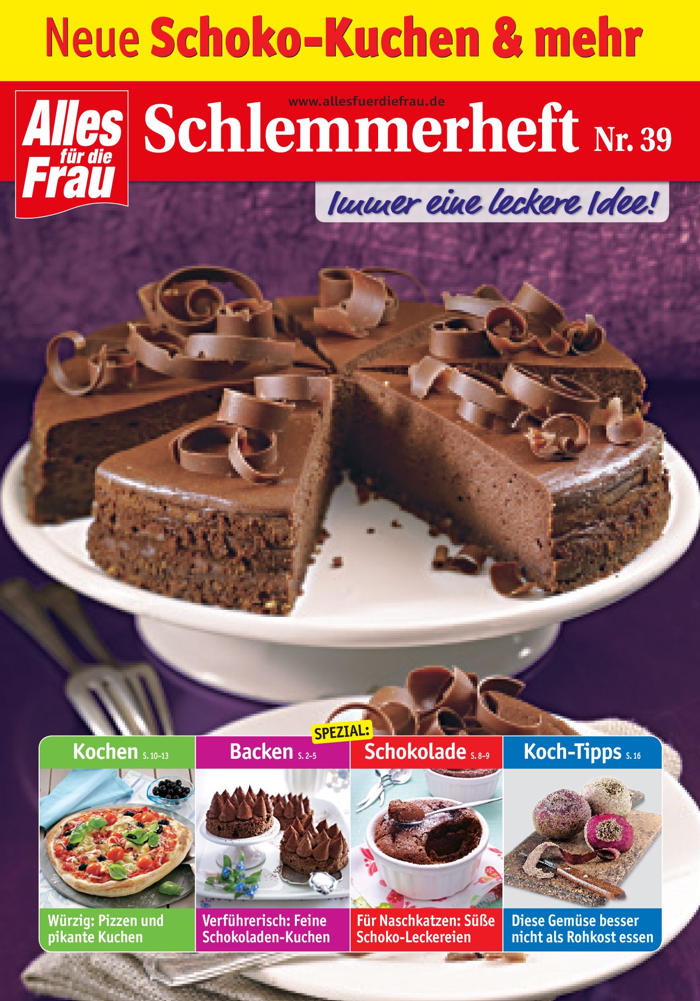 Schlemmerheft Nr. 39: Neue Schoko-Kuchen und mehr
