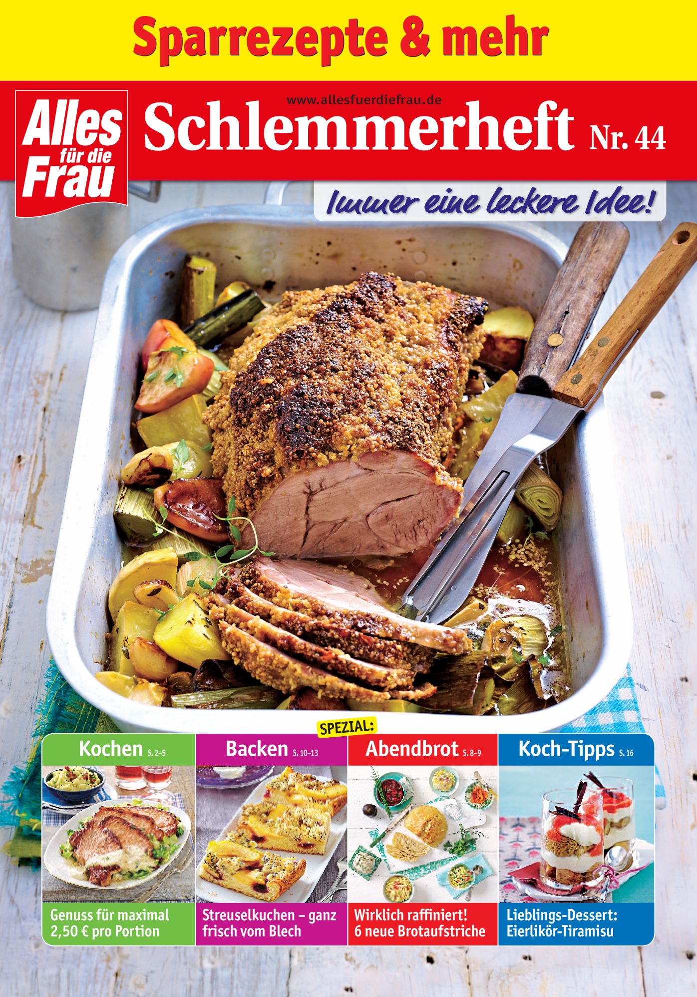Schlemmerheft Nr. 44: Sparrezepte und mehr