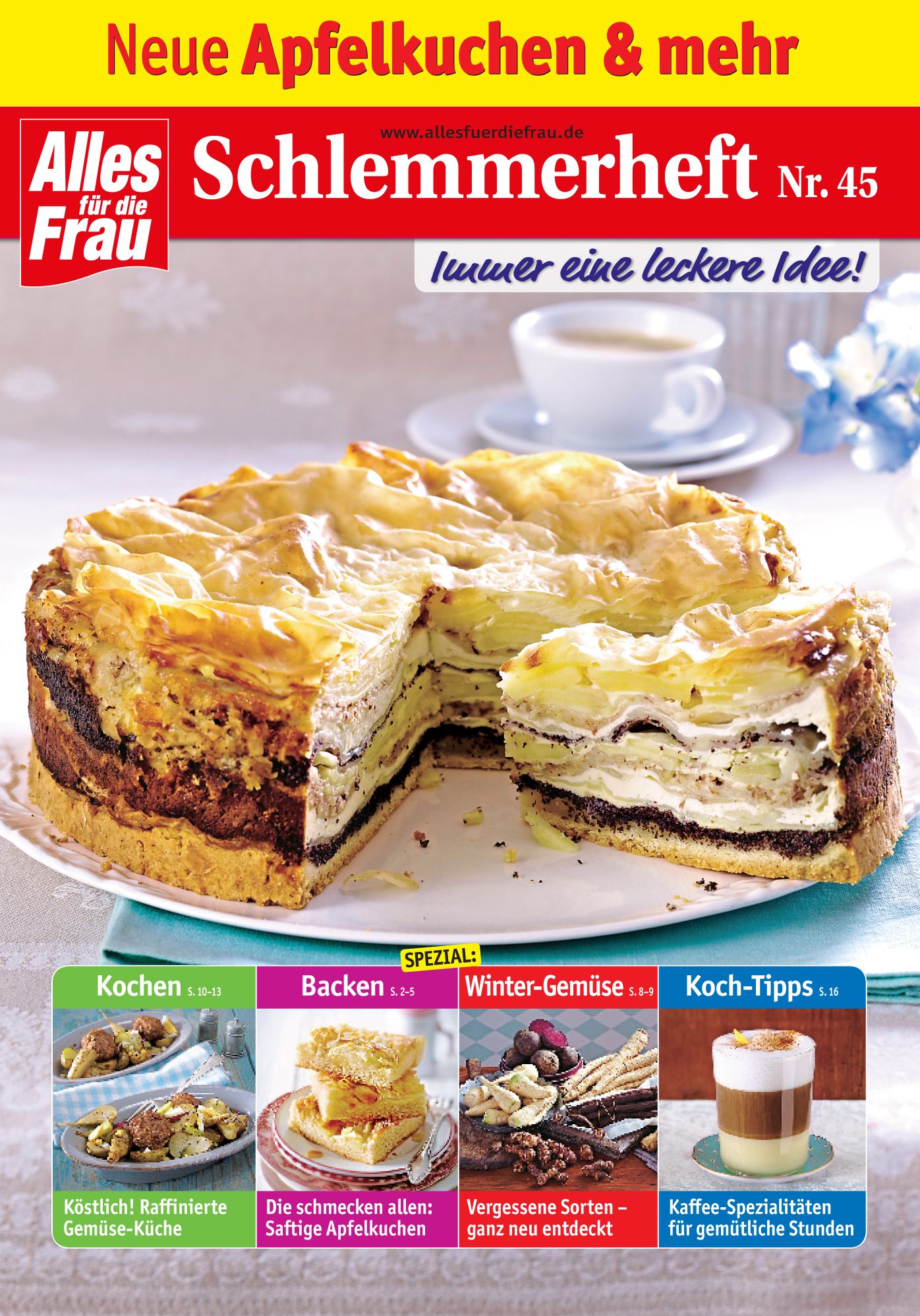 Schlemmerheft Nr. 45: Neue Apfelkuchen und mehr