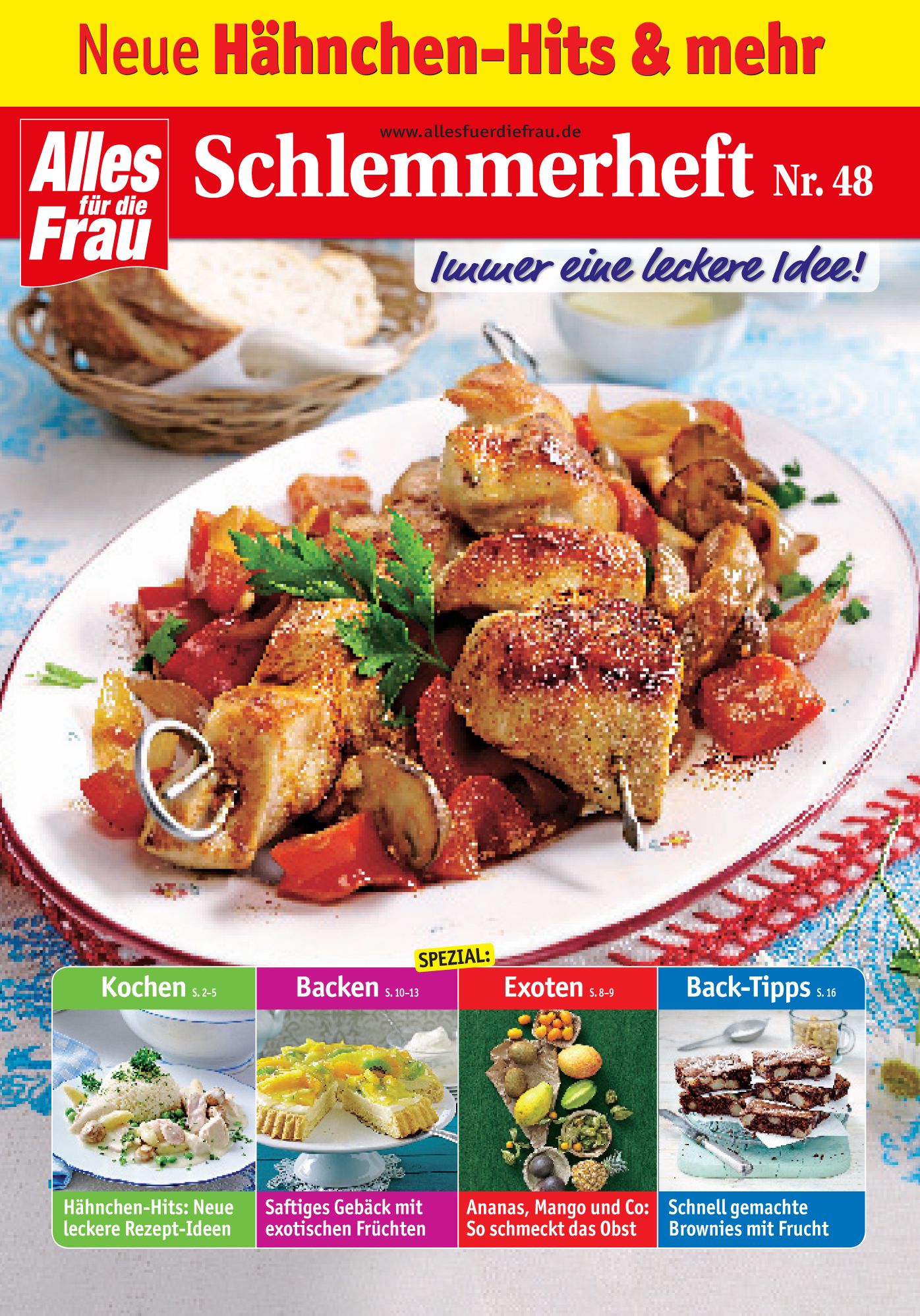 Schlemmerheft Nr. 48: Hähnchen-Hits und mehr
