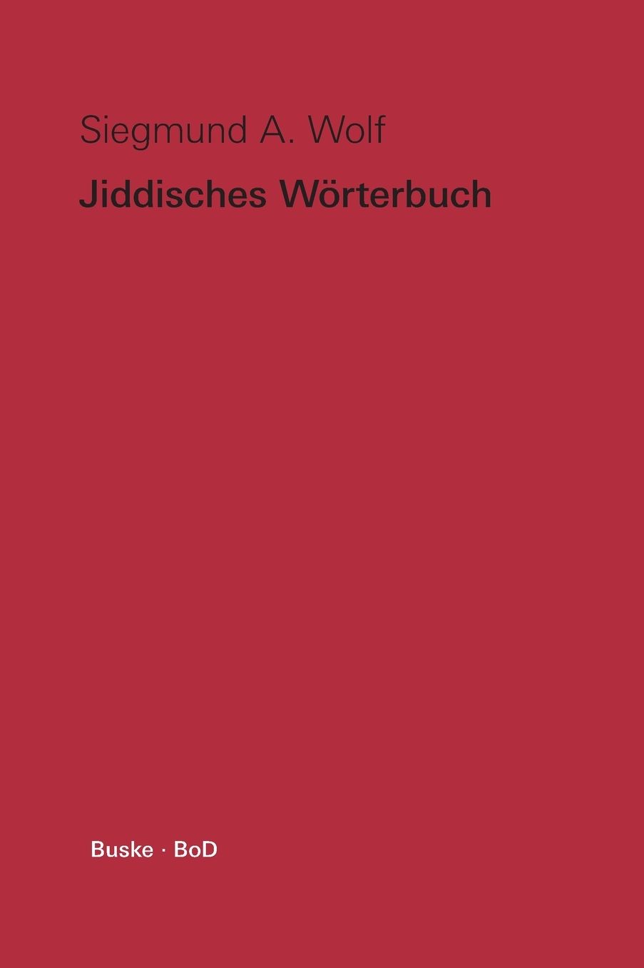 Jiddisches Worterbuch