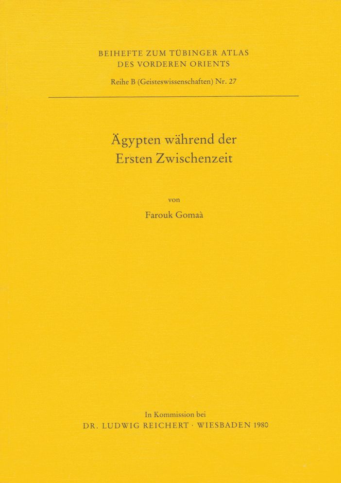 Agypten wahrend der Ersten Zwischenzeit