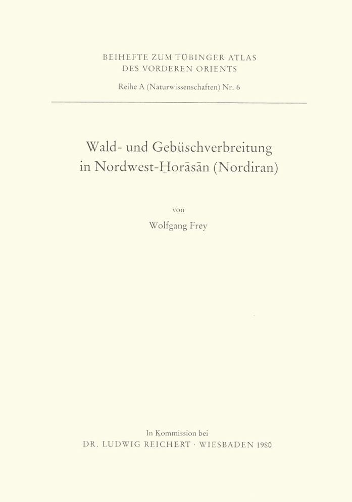 Wald- und Gebuschverbreitung in Nordwest-Horasan (Nordiran)