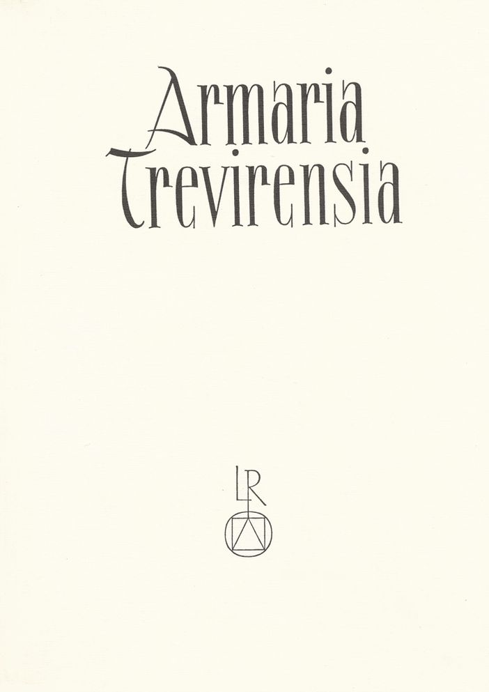 Armaria Trevirensia: Beitrage zur Trierer Bibliotheksgeschichte