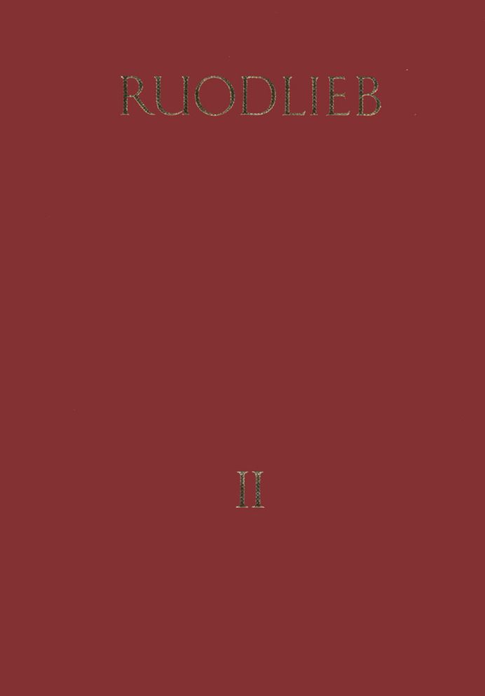 Ruodlieb: Faksimile-Ausgabe des Codex Latinus Monacensis 19486 der Bayerischen Staatsbibliothek Munchen und der Fragmente von St. Florian