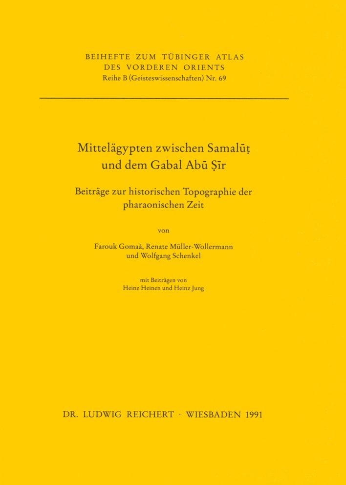 Mittelagypten zwischen Samalut und dem Gabal Abu Sir