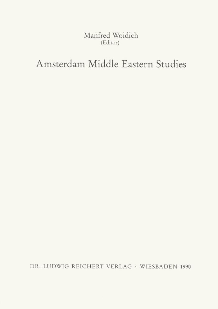 Amsterdam Middle Eastern Studies