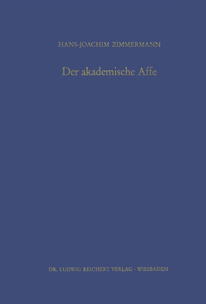 Der akademische Affe: Die Geschichte einer Allegorie aus Cesare Ripas Iconologia