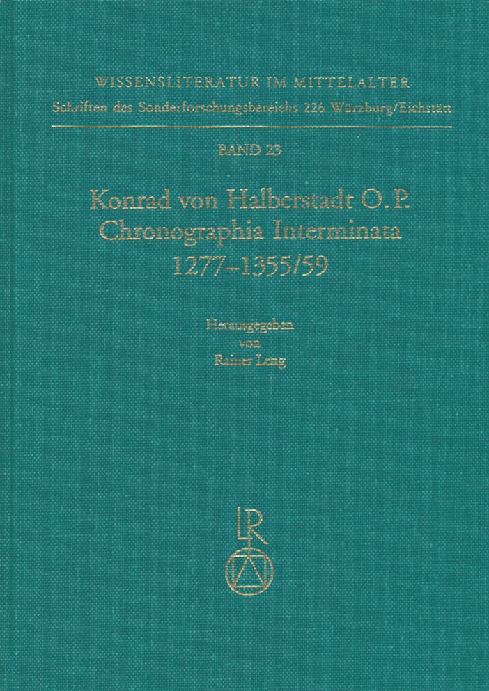 Konrad von Halberstadt Chronographia Interminata 1277-1355/59