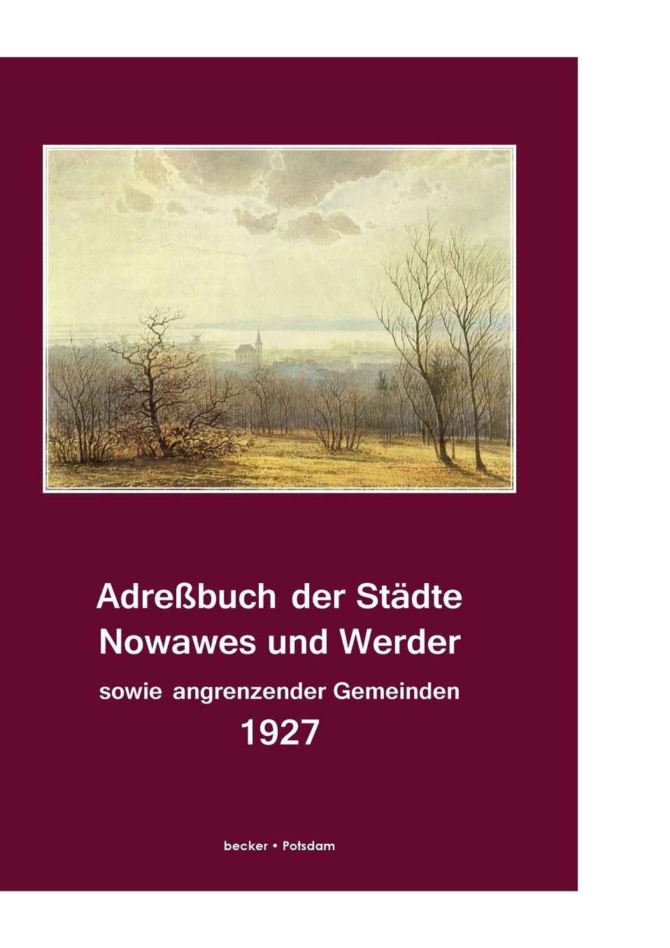 Adreßbuch Nowawes und Werder ... 1927