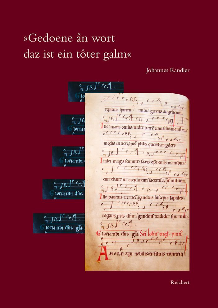 Gedoene an wort daz ist ein toter galm: Studien zur Wechselwirkung von Wort und Ton in einstimmigen Gesangen des hohen und spaten Mittelalters